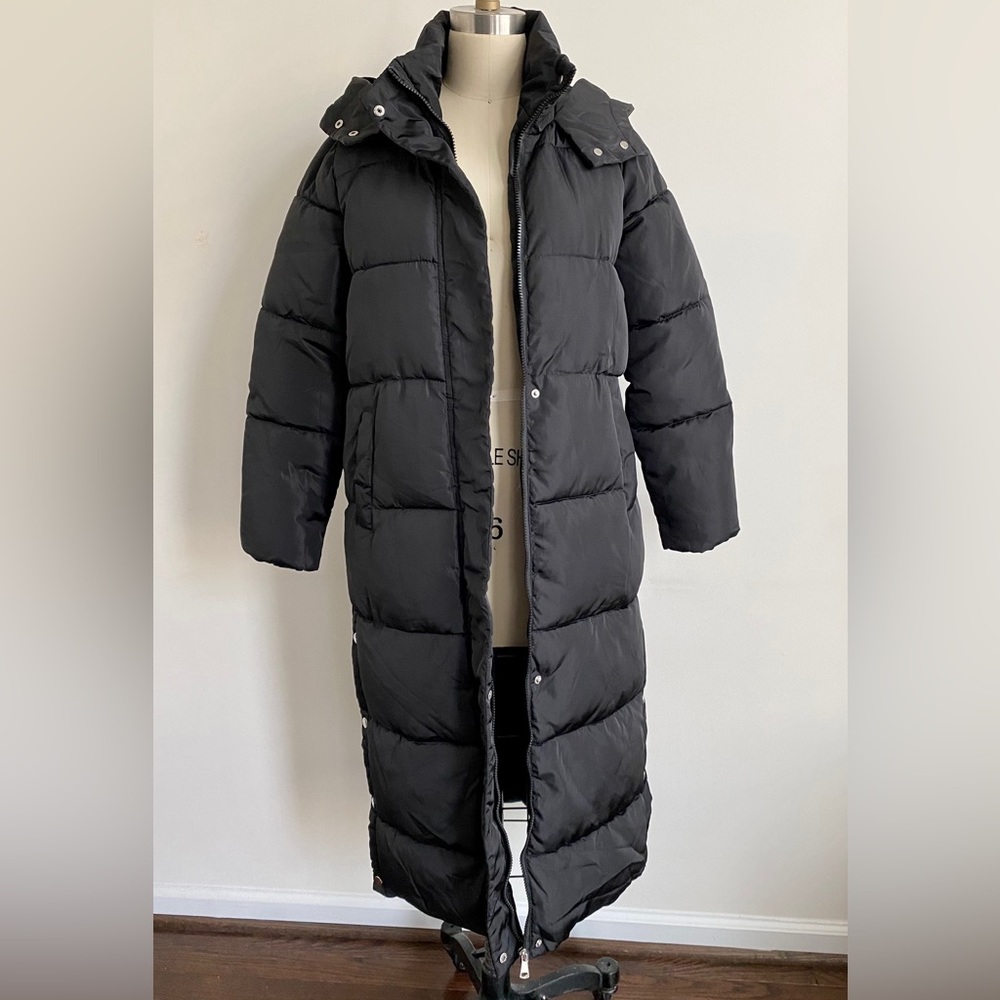 SHEIN - Warm Winter Coat Thicken Cotton Jacket Quilted With Hooded Long …